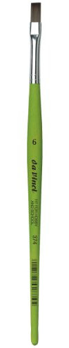 da Vinci 374 Series Flachpinsel, Kunstfaser, Grün, 18,6 x 0,59 x 30 cm