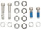 Avid Caliper Mounting Hardware, Stainless (Includes Caliper Mounting Bolts and Washers, CPS and Standard), Grey