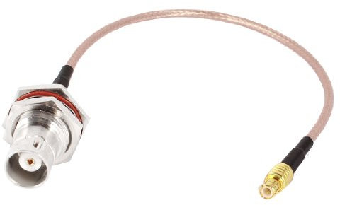 sourcing map MCX Mann zu BNC Frau RG316 Low Loss Pigtail Adapter Kabel 23.5cm/9.3 inches de