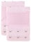 sourcing map Women 2Pcs Strechy Bra Extenders, 2x2/2x3/2x4 Hooks Elastic Back Bra Extension Strap Bra Band Pink 2 Rows 3 Hooks