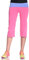 Zumba Fitness Damen WB Leggings Flash Flare Capri, Berry, M