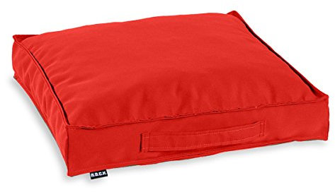 H.O.C.K. Matratzenkissen Outdoor 50x50x10cm Classic Uni rot