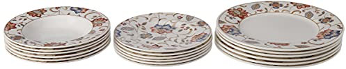 Churchill China Ambience Earthenware, Vajilla de 18 Piezas, Loza, Variados, 27x20x27 cm