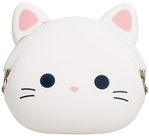 P + G DESIGN - Porte-monnaie silicone mimi pochi friend milk