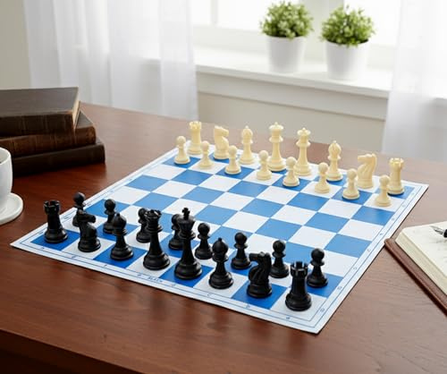 18.2 '' x 18.2 '' Turnier Roll-up Schach ohne Stücke - ideal für professionelle Spieler