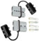 WMYCONGCONG 120A Batterie-Schnelltrennstecker-Stecker-Kit für Anhänger-Windenstecker Grau