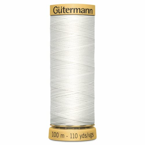 Natural Cotton 100m White