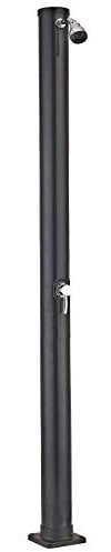 Gre 40664A - Ducha Solar Exterior para Piscinas. Ducha para Jardín en PVC Negro, con Capacidad de 20 litros.