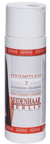 *Seidenhaar- Extension Shampoo * sensitive, ohne Silikone, ohne Parabene, ohne Propanol (Alkohol), ohne Öle* 200 ml - geeignet für Echthaar Extensions ohne Silikonlayer