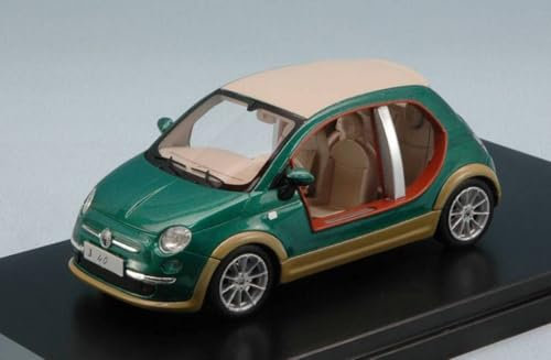 PremiumX Maßstab 1: 43 FIAT 500 Castagna EV Kadhafi 5.102,9 cm Modell Auto (grün)