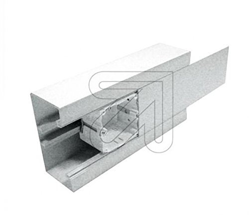 2 Meter Brüstungskanal reinweiß 65x130mm