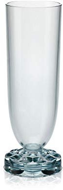 Kartell Jellies Family Flute, Azzurro, Set da 4