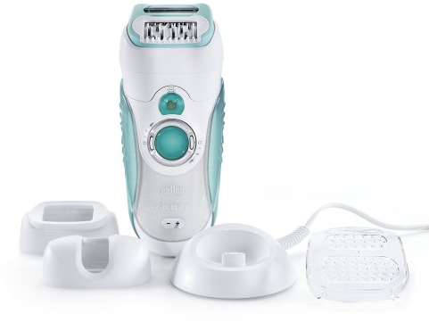 Braun Silk-épil 7 7891 - Depiladora utilizable bajo el agua, recargable, con tecnología exfoliante y 4 accesorios