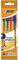 BIC Cristal Original Fine - Bolígrafos punta fina (0.8 mm), Blíster de 4 unidades, Colores Surtidos