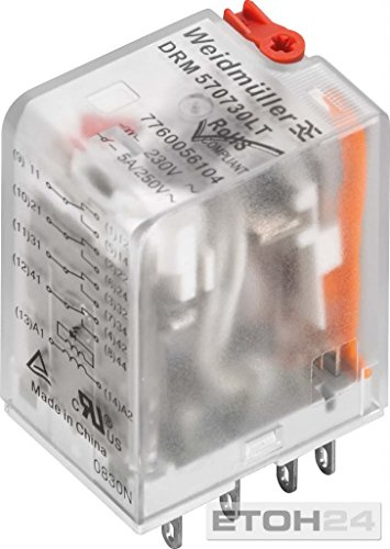 Weidmuller 7760056104 - RELE DRM570730LT/4CO/230V AC