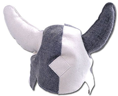 Sombrero de sauna 'Vikingos', De fieltro (Gorra de fieltro, Gorro de sauna