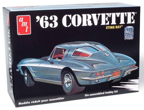 AMT 1:25 Scale 1963 Chevy Corvette Model Car