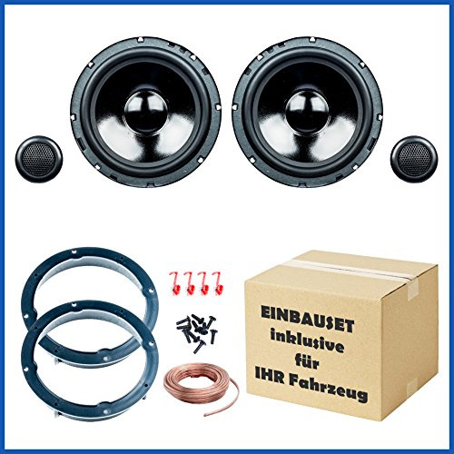 PG Audio Lautsprecher passend für VW Golf 7, VW Polo 9N, VW Up, Tür vorne, Evo II 2.16