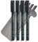 Staedtler Feinschreiber Universalstift Folienstift | Lumocolor permanent, Staedtler Box (4er Pack F Spitze, Schwarz)