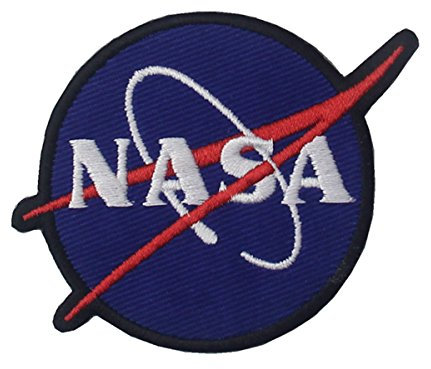 CasStar Aufnaeher Aufbuegler Patches Applikation Buegelbild NASA Logo