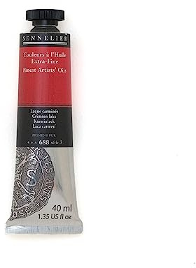 Sennelier Artists' Oil Color, 40ml Tube, Crimson Lake S3