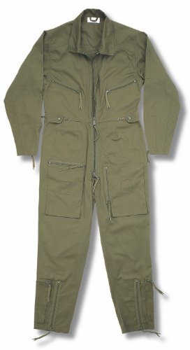 Armyandoutdoors Continental Flight Suit/Boiler Suit (42, Olive)