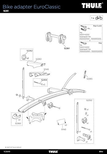 Thule Knebelmutter M6 (2 Stk.) 52262 - 1500052262