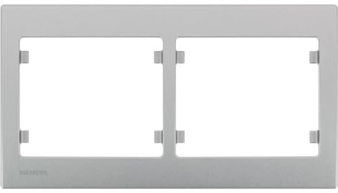 Siemens – Abdeckrahmen Silver Delta Iris