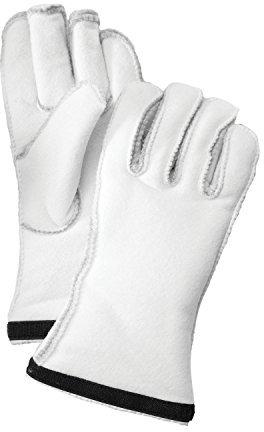 Hestra Heli Ski Liner 5-Finger Innenhandschuhe Unterziehhandschuhe Fingerhandschuhe Skihandschuhe Damen/Herren - Winter Herbst-Winter - 11 HS cremeweiß
