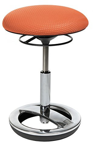 Topstar Bürohocker Sitness Bob Alu poliert orange