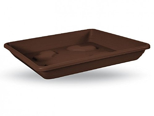 Veca - Plato Quadrato 30x30 cm Bronce (Maceta 32)