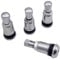 4 Stück 11,3mm Aluventile Aluminium Ventil Felgenventile Metall Ventil Silber Leicht