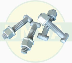 UMSA Hammerkopfschraube mit Bundmutter, Grobgewinde, 22mm, 82mm, Kohlenstoffstahl, Klasse 8.8, Silber