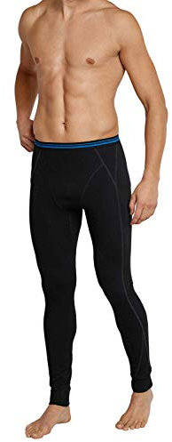 Schiesser Herren Lang Unterhose, Schwarz, 6 EU