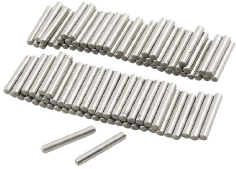 Sourcingmap 100 Pcs Stainless Steel 2.5mm x 15.8mm Dowel Pins Fasten Elements