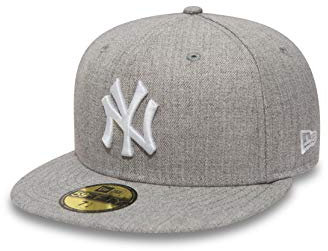 New Era New York Yankees MLB Gray 59Fifty Basecap - 7 1/4-58cm (L)