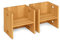 BioKinder Wendehocker Stapelhocker Elena im 2er Set aus zertifiziertem Bio-Massivholz Erle 35 x 35 x 35 cm