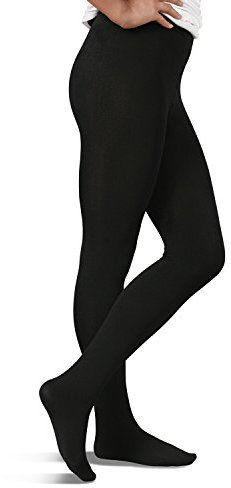 Celodoro Damen Thermo Strumpfhose (1 Stück) mit Innenfleece - Schwarz S