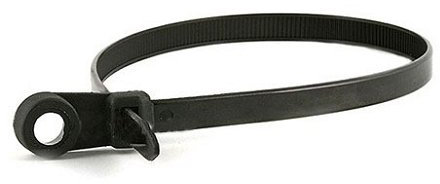 8 Nylon Mounting Cable Ties - 50 lbs - 500 Pack - Black