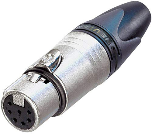 Neutrik XLR-Steckverbinder Buchse, Gerade Polzahl: 7 Silver NC7FXX 1 St.