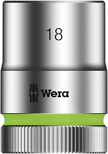 Wera 05003609001 8790 HMC Douille Zyklop à emmanchement 1/2, 18.0 mm, Vert