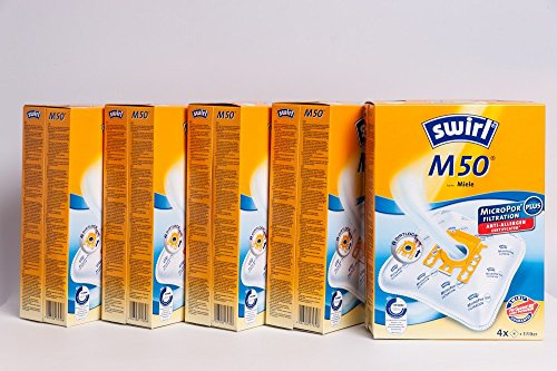 5 x Swirl M 50 AirSpace StaubsaugerbeutelStaubbeutel Microvlies