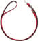 HUNTER Verstellbare Führleine NEOPREN, Farbe: rot/schwarz, strapazierfähiges Nylon, 3-fache Verstellmöglichkeit, weiche Neoprenpolsterung, ideal für Alltag und Training, Größe: 25/200