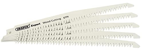 Draper Expert 02305 150mm 6-Teeth-Per-Inch Bi-Metal Reciprocating Saw Blades for Wood Cutting (Pack of 3)