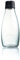 Retap ApS Botella de Agua Ecológica RETAP 0,5 L Tapón Negro, Vidrio de borosilicato, 7.5 cm