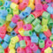 Nabbi Schmelzperlen aus Kunststoff, Plastik, Pastellfarben, 1100-Piece