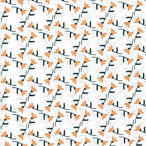 Heritage Floral – Koordination von Fabric Freedom – 100 % Baumwolle, britisches Design, für Patchwork und Quilten, abgestimmte Farben und Drucke – (Preis pro Viertelmeter) (Blau/Buttercup)