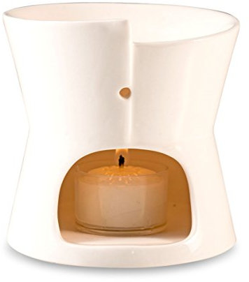 Duftlampe Sophie aus Porzellan, Weiß