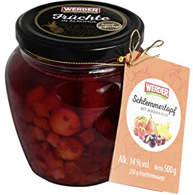 WERDER Schlemmertopf mit Jamaika Rum Karaffe 500 g