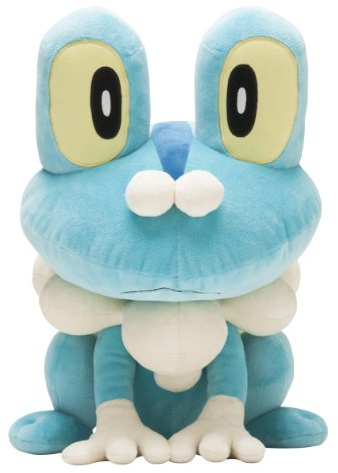 Pokemon Center Lebensgröße Plüschtier Froxy / Froakie